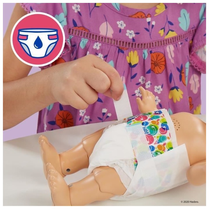 BABY ALIVE - Bébé sautille avec + de 25 effets sonores, tenue de gre