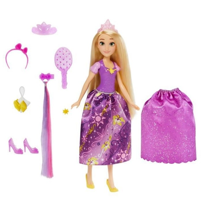 DISNEY PRINCESSES - Princesse et surprises - Poupée mannequin Raiponc