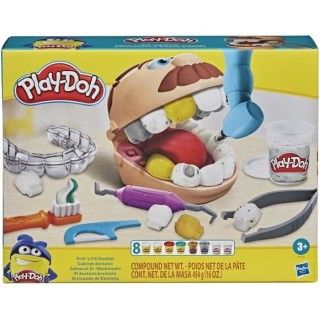 Play-Doh Cabinet dentaire pour enfants avec 8 Pots de pâte a modeler