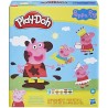 PLAY-DOH - Styles de Peppa Pig avec 9 Pots de pâte a modeler atoxique - 11 accessoires - jouet pour enfants - des 3 ans