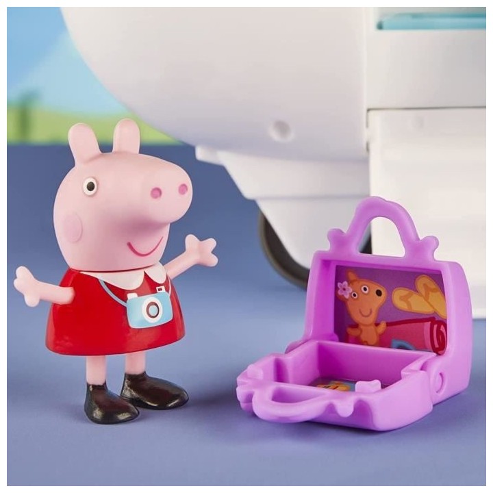 Peppa Pig - Peppa's Adventures - Voiture rouge familiale - Avec phrase