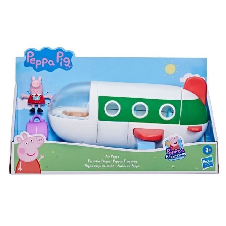 Peppa Pig - Peppa's Adventures - Voiture rouge familiale - Avec phrase