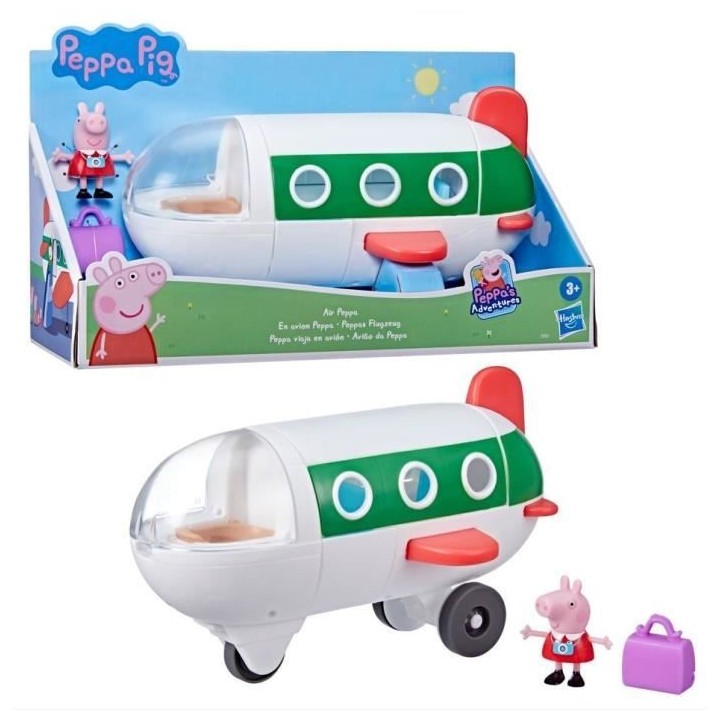 Peppa Pig - Peppa's Adventures - Voiture rouge familiale - Avec phrase