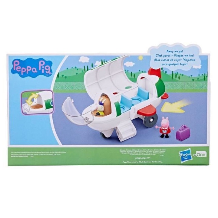 Peppa Pig - Peppa's Adventures - Voiture rouge familiale - Avec phrase