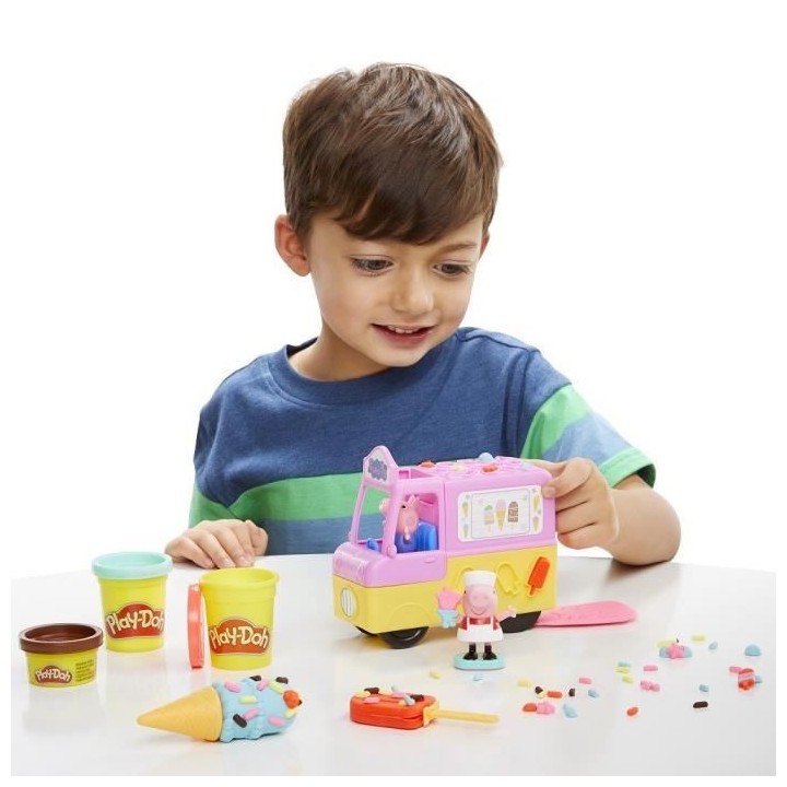 Play-Doh Peppa et le camion de glaces - Figurines Peppa et George et 5