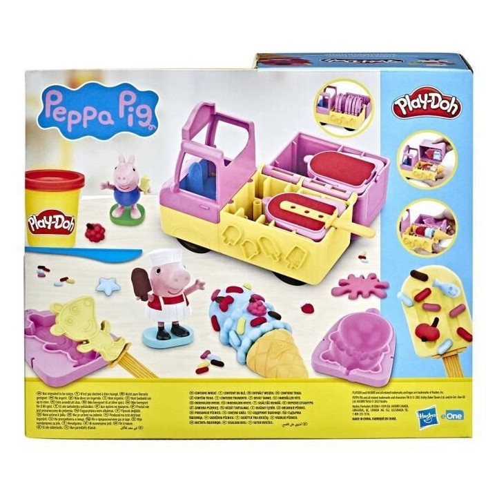 Play-Doh Peppa et le camion de glaces - Figurines Peppa et George et 5