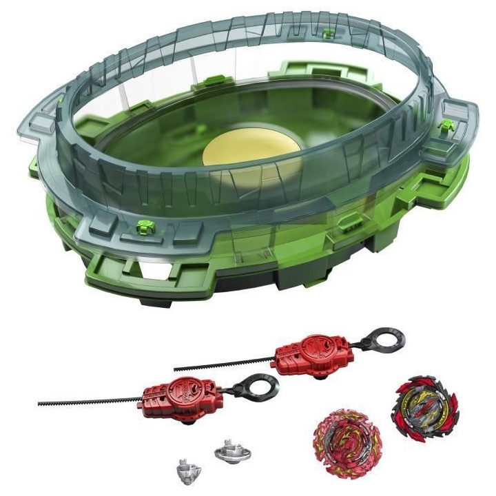 Beyblade Burst QuadDrive Set de combat Interstellar Drop, arene Beysta