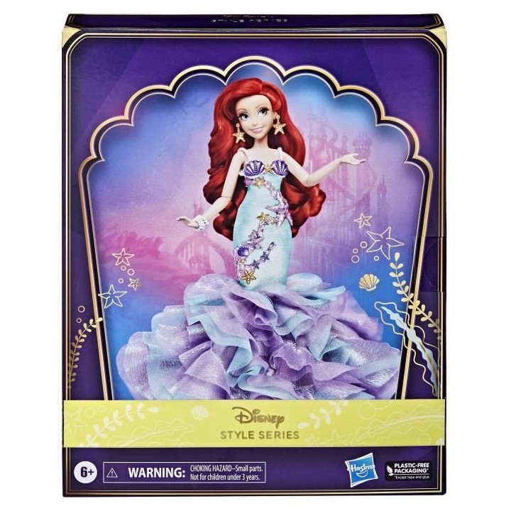Disney Princesses Style Series poupée mannequin Ariel, collection Del