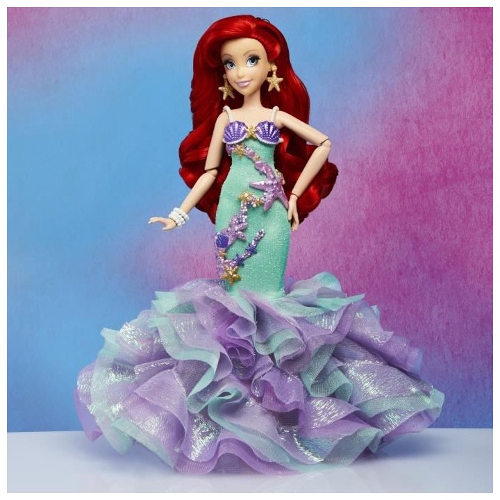 Disney Princesses Style Series poupée mannequin Ariel, collection Del