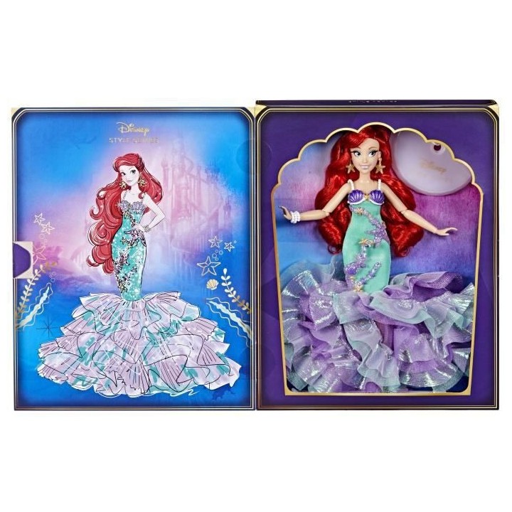 Disney Princesses Style Series poupée mannequin Ariel, collection Del