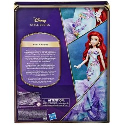 Disney Princesses Style Series poupée mannequin Ariel, collection Deluxe avec accessoires, jouet Disney, des 6 ans