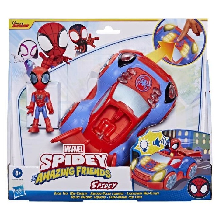 Marvel Spidey and His Amazing Friends Arachno-bolide lumineux