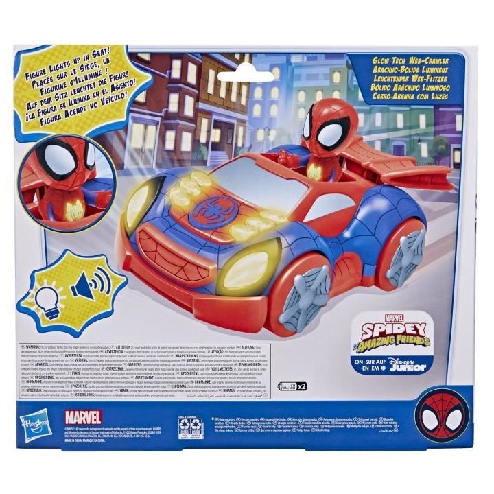 Marvel Spidey and His Amazing Friends Arachno-bolide lumineux