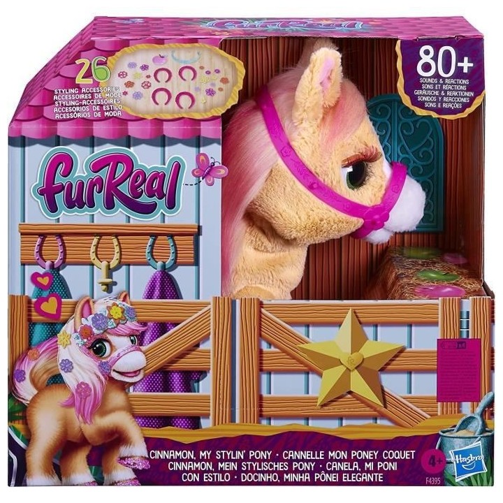 FurReal Cannelle mon poney coquet, animal en peluche électronique de