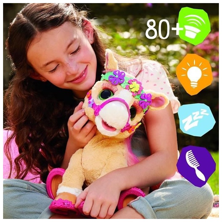 FurReal Cannelle mon poney coquet, animal en peluche électronique de