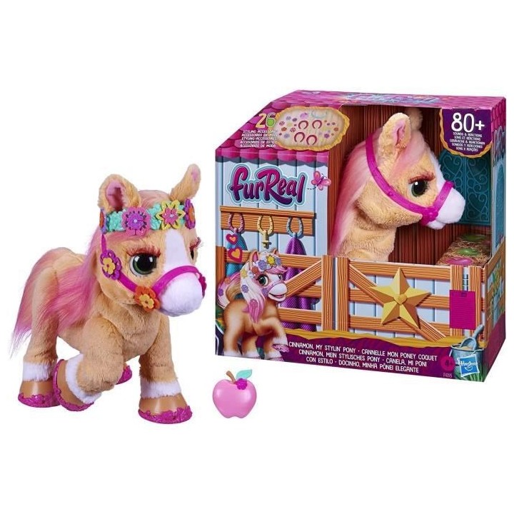 FurReal Cannelle mon poney coquet, animal en peluche électronique de