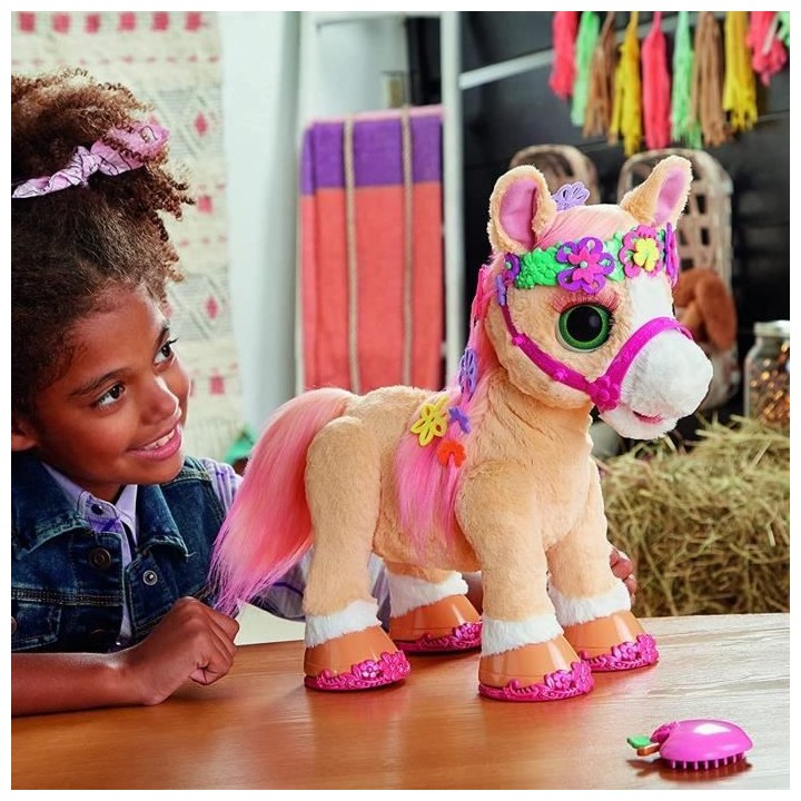 FurReal Cannelle mon poney coquet, animal en peluche électronique de