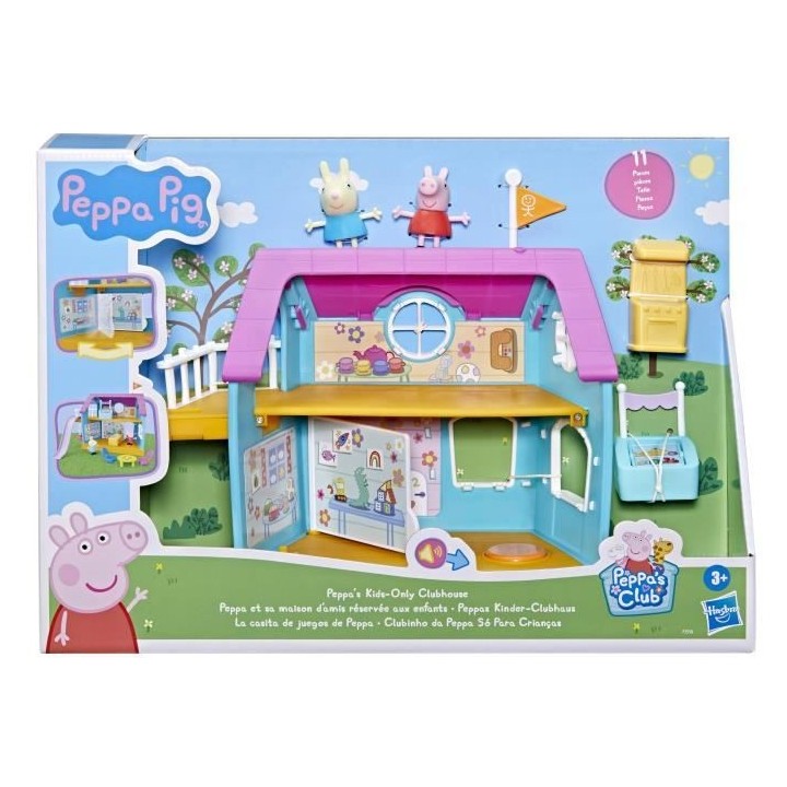 Peppa Pig Le club des amis de Peppa, jouet préscolaire, sons, 2 figur