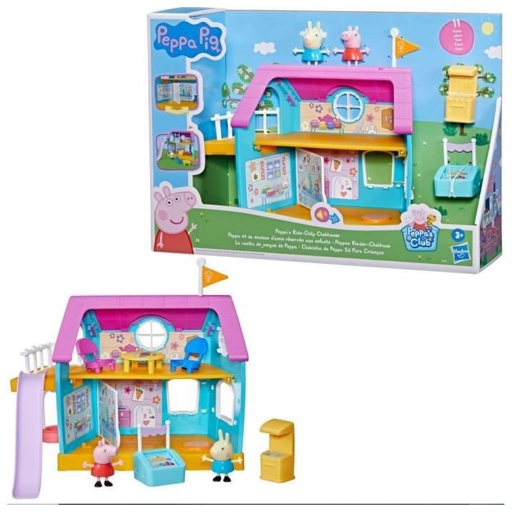 Peppa Pig Le club des amis de Peppa, jouet préscolaire, sons, 2 figur