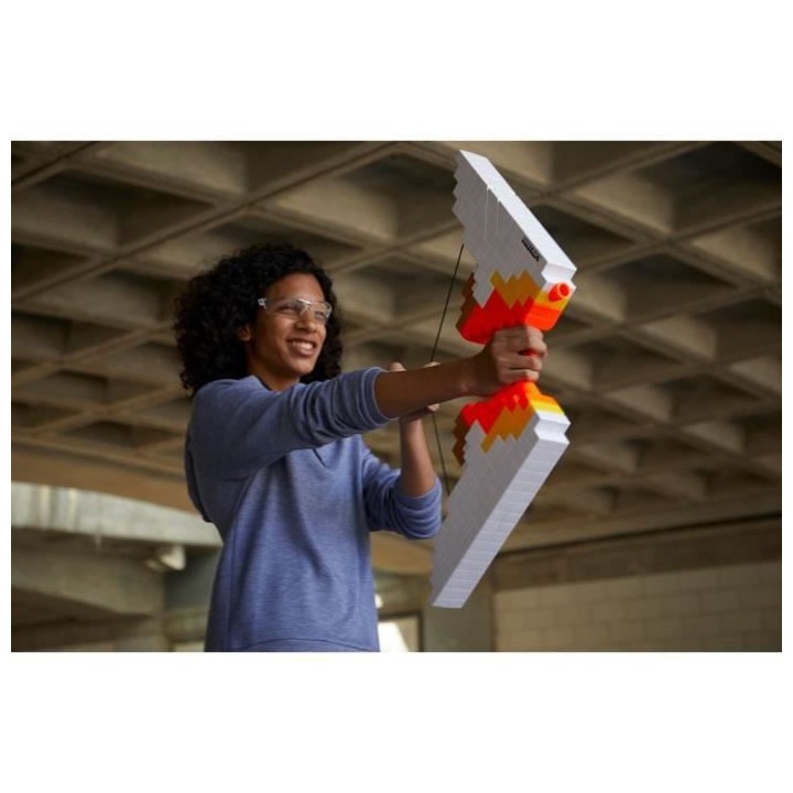 Nerf Minecraft Sabrewing Arc motorisé, tire des fléchettes, chargeur