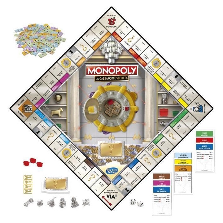 Monopoly Coffre-fort, jeu de plateau pour la famille et les enfants, 2