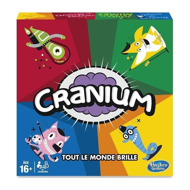 CRANIUM - Jeu de societe - Jeu d'ambiance adultes pour apéros et soirées - Version francaise