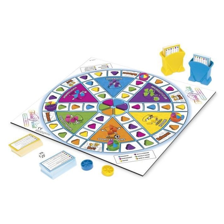 Trivial Pursuit - Famille - Jeu de societe de reflexion - Jeu de plate