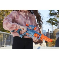 NERF - Elite 2.0 - Blaster Eaglepoint RD-8, barillet 8 fléchettes, viseur et canon amovibles, 16 fléchettes Nerf