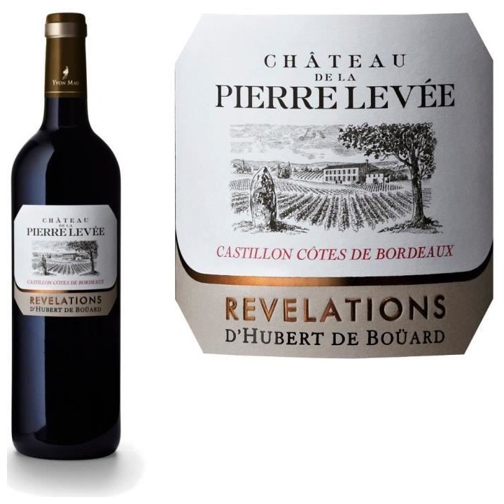 Château De La Pierre Levée 2016 Castillon - Vin rouge de Bordeaux