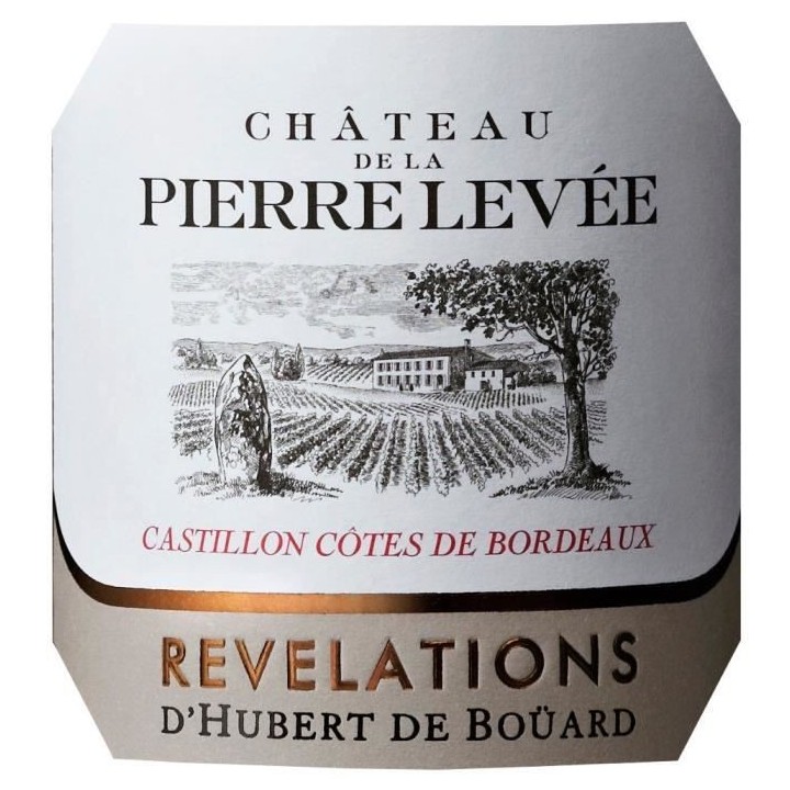 Château De La Pierre Levée 2016 Castillon - Vin rouge de Bordeaux
