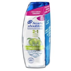 LOT DE 2 - Head & Shoulders Apple Fresh 2 en 1 Shampoing 270 mL