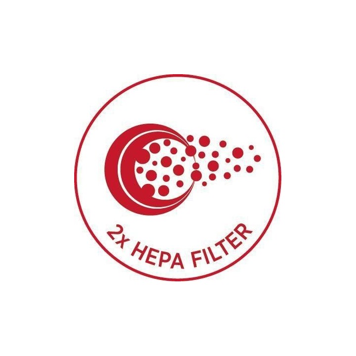 HOOVER XP81_XP25 Aspirateur Traineau sans sac, Puissant 800W CompactTe