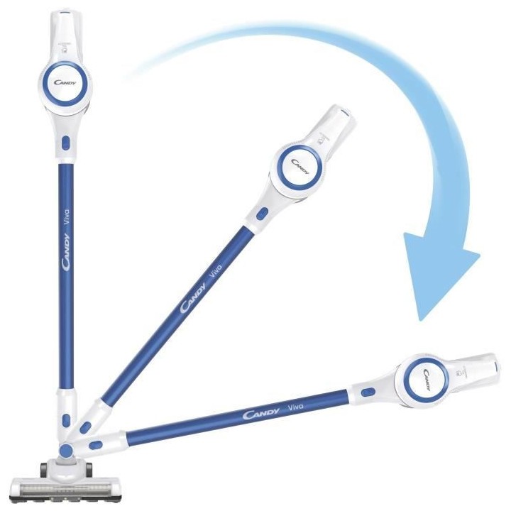 CANDY CVIVA10 Aspirateur Balai Puissant 22V 3 niveaux de Performance G