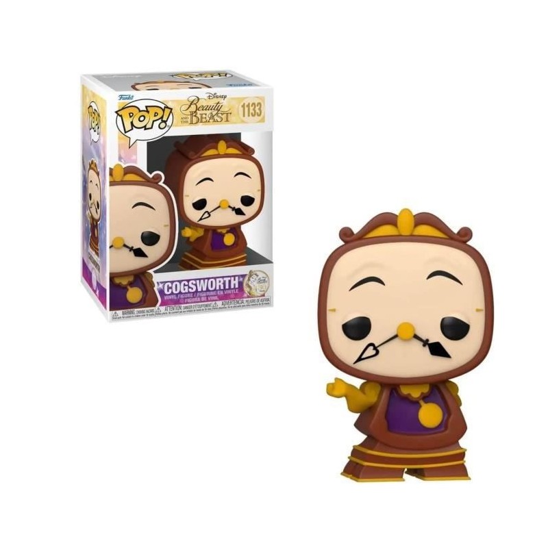 Figurine Funko Pop! Disney : Beauty & Beast - Cogsworth