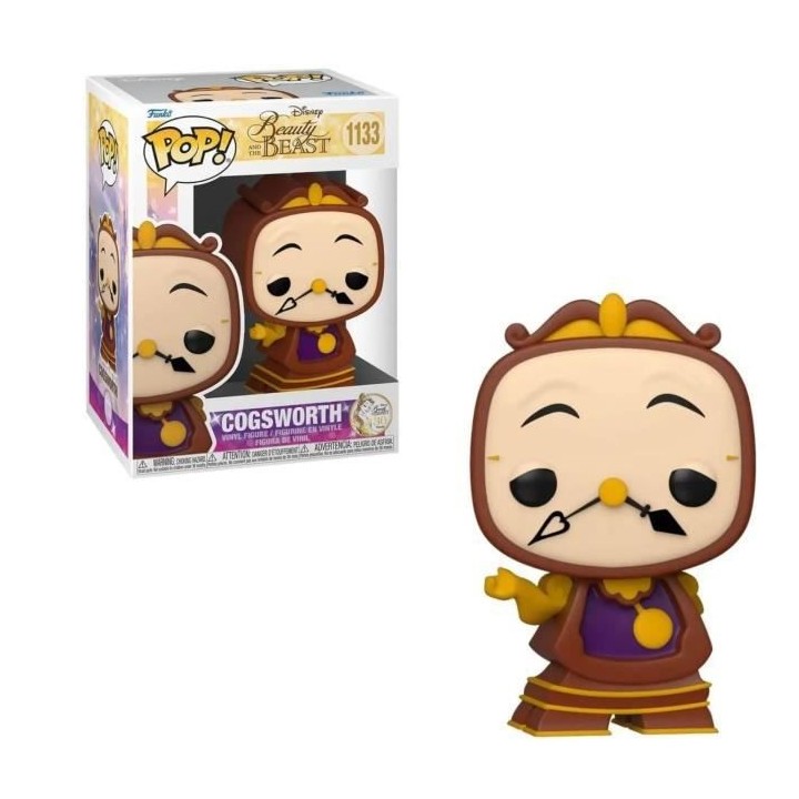 Figurine Funko Pop! Disney : Beauty & Beast - Cogsworth