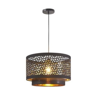 Suspension double perforée Mikado 2 - 40 x 25cm - Noir et doré - ID