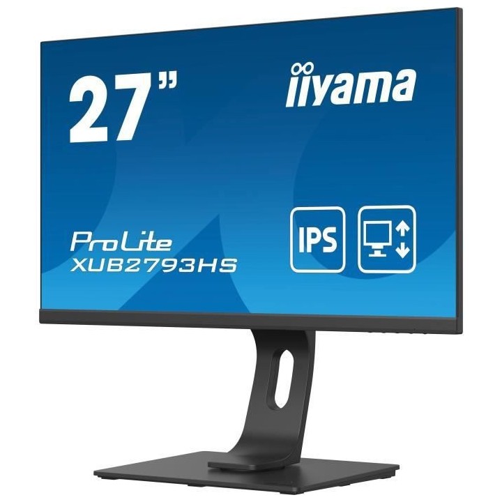Ecran PC - IIYAMA - PROLITE XUB2793HS-B4 - 27 FHD - Dalle IPS - 4 MS -