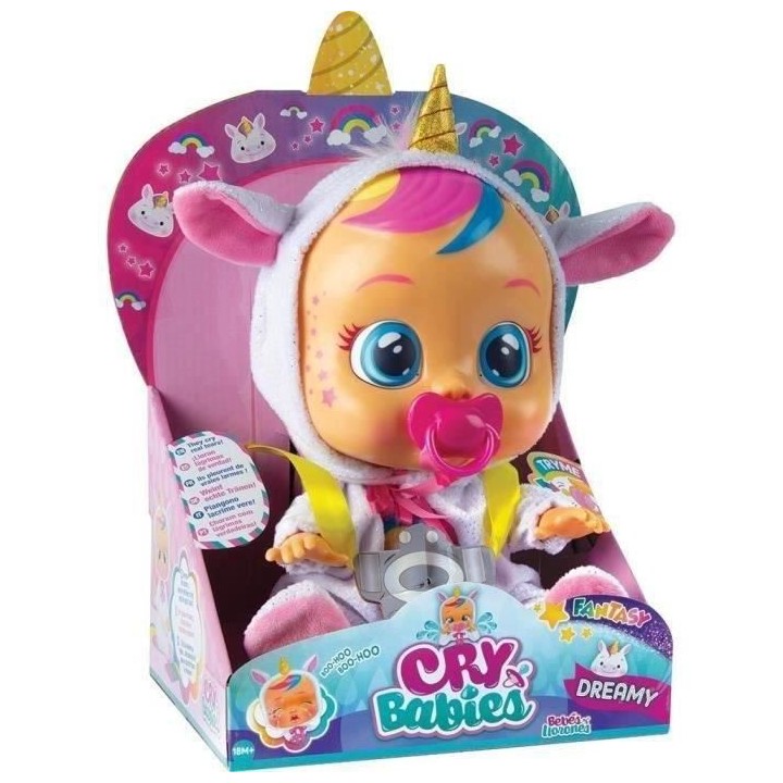 Poupon Fantaisie Licorne - Cry Babies
