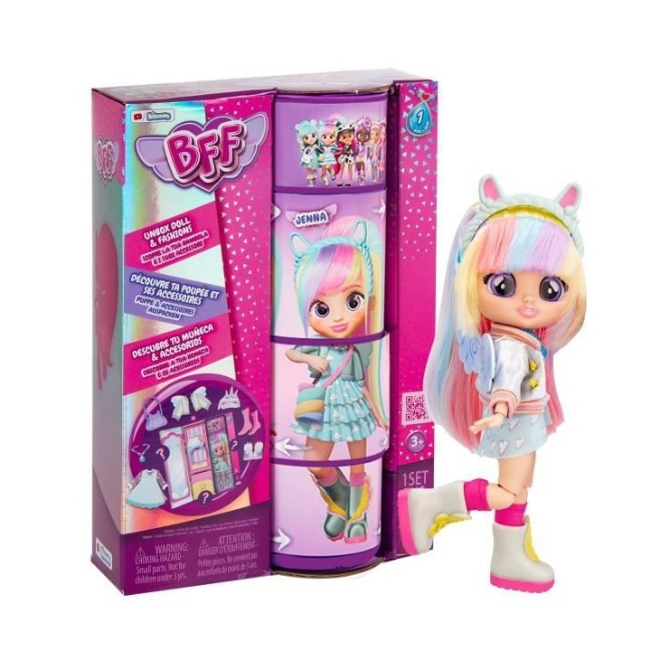 IMC TOYS - Poupée mannequin Jenna - Cry Babies Best Friends Forever -