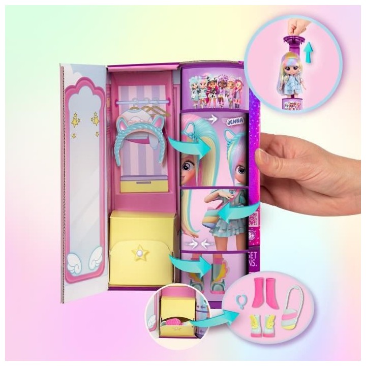 IMC TOYS - Poupée mannequin Jenna - Cry Babies Best Friends Forever -