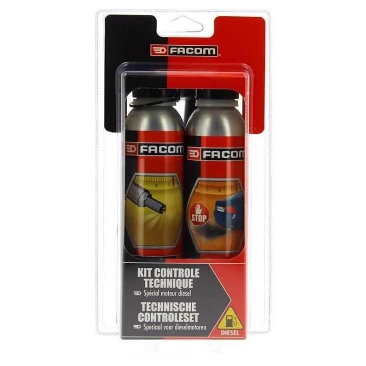 FACOM Huile-Additif FACOM kit controle technique diesel 2x300ml - 2x30