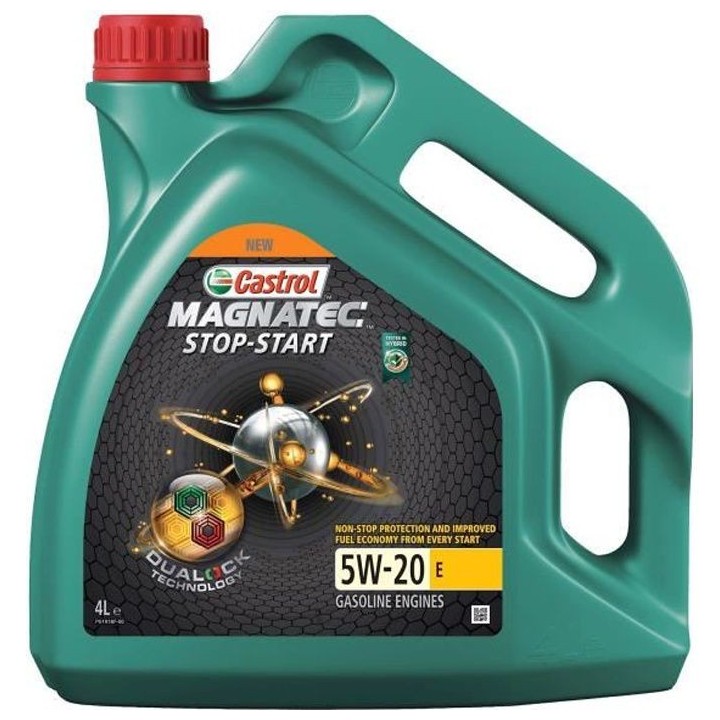 CASTROL Huile-Additif Magnatec Stop-start E - Synthetique / 5W20 / 4L