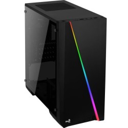 AEROCOOL BOITIER PC Cyclon Mini - RGB Mini Tour - Noir - Verre trempé - Format Micro ATX (ACCS-PV12012.11)