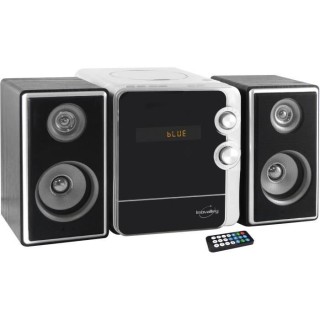 INOVALLEY CH17BTH Chaîne Hifi avec lecteur CD - Bluetooth 5.0 - 2x25W