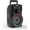 INOVALLEY HP72BTH - Enceinte lumineuse karoké Bluetooth 20W - Lumieres LED colorées synchronisées - Radio FM, USB, Entrée mi