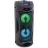 INOVALLEY KA02- Enceinte lumineuse Bluetooth 400W - Fonction Karaoké - 2 Haut-parleurs - Lumieres LED synchronisées - Port USB