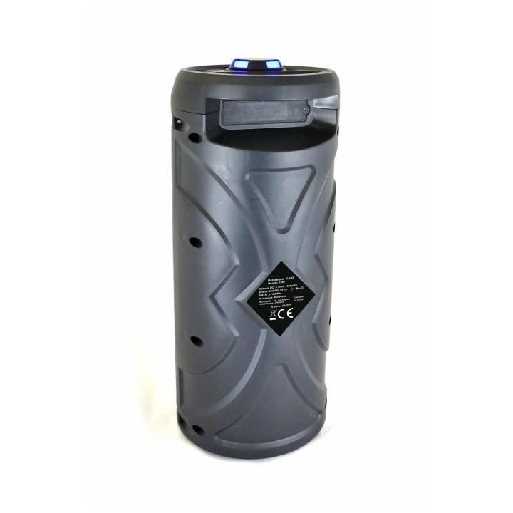 INOVALLEY KA02- Enceinte lumineuse Bluetooth 400W - Fonction Karaoké