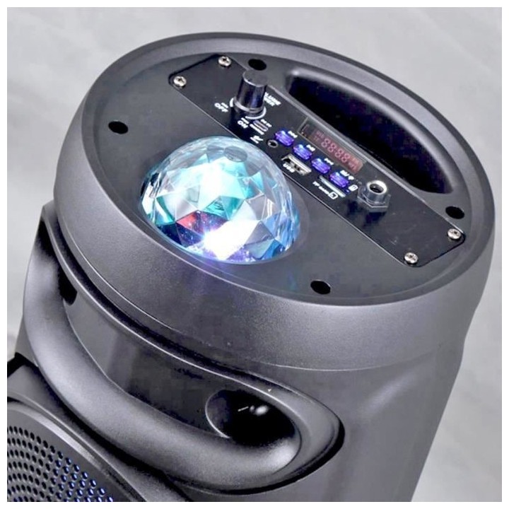 INOVALLEY KA02 BOWL- Enceinte lumineuse Bluetooth 400W - Fonction Kara