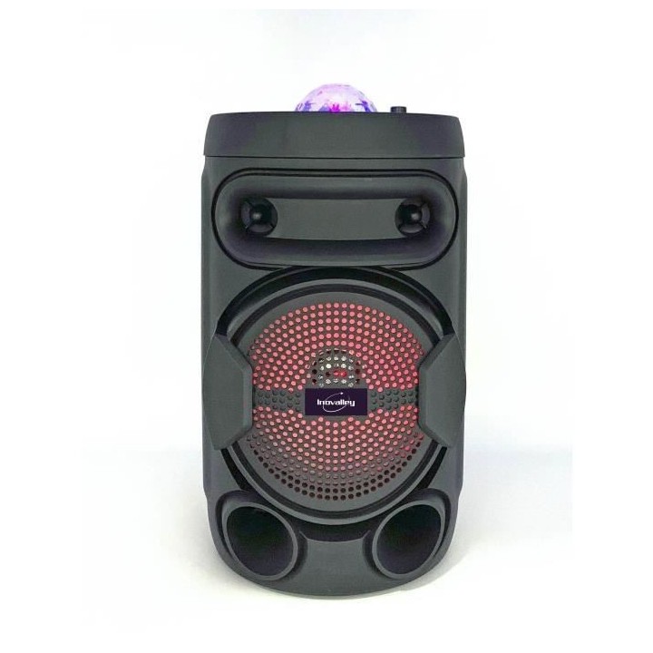 INOVALLEY KA02 BOWL- Enceinte lumineuse Bluetooth 400W - Fonction Kara