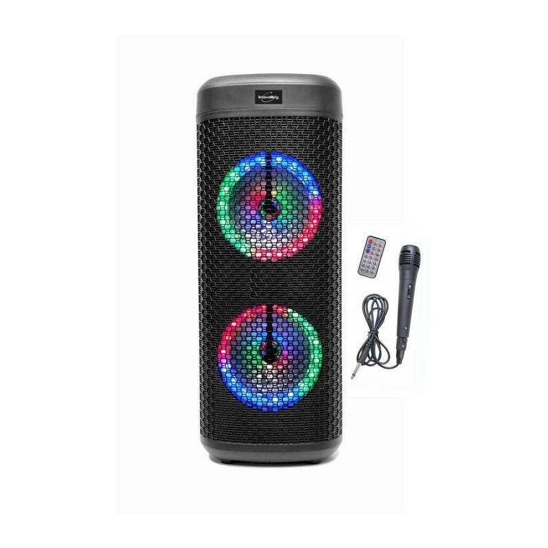 INOVALLEY KA114-XXL - Enceinte Karaoké - Bluetooth V4.2 - 1000 W